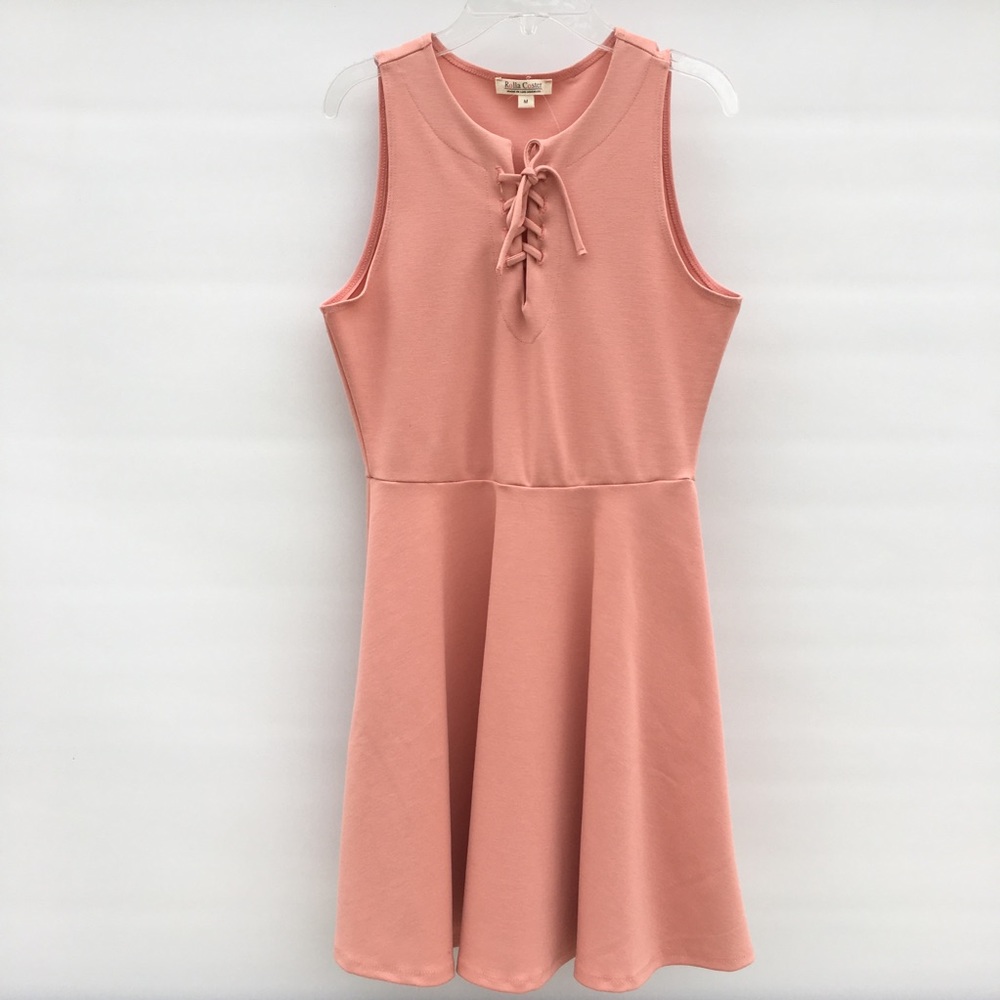 New pink skater dress.